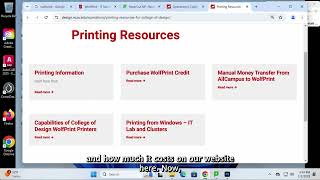 College of Design Print Setup Tutorial