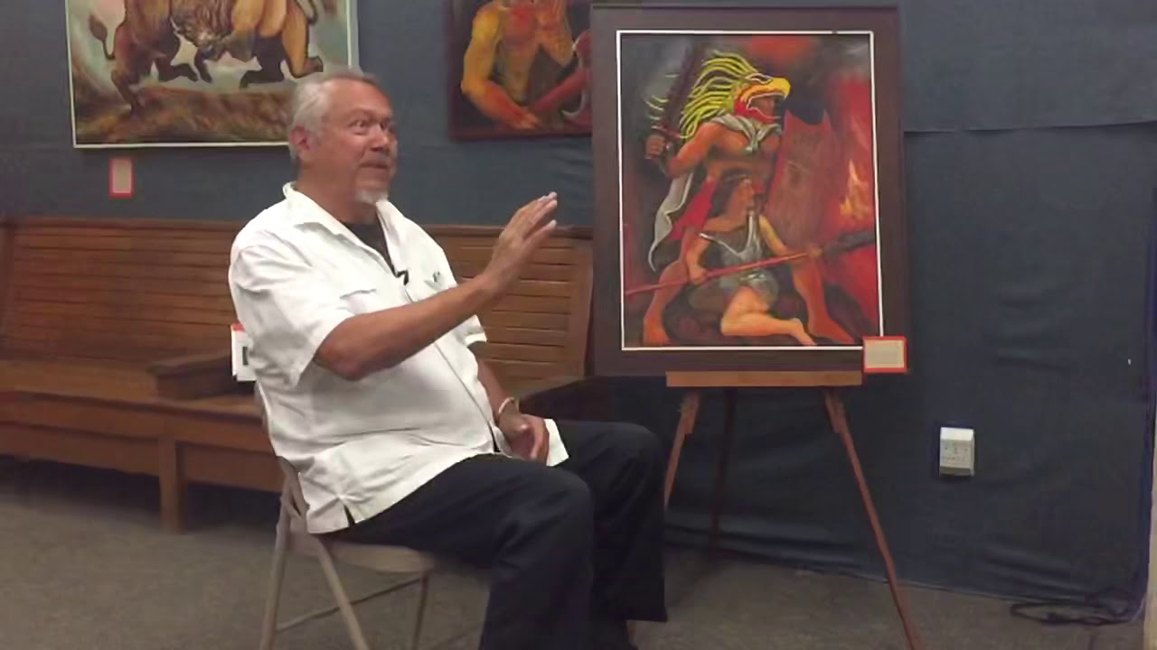 LOUIS VELASQUEZ , FULL PBS INTERVIEW, JULY 2018 , ART EXHIBIT at the  Porterville Museum 