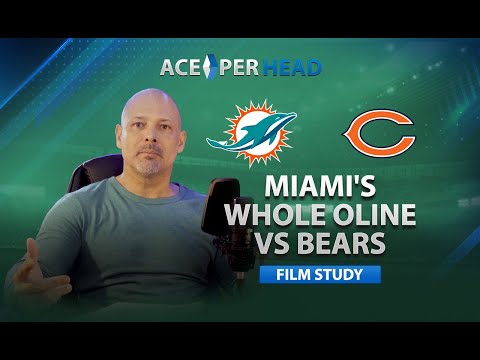 Philm Study: Miami's WHOLE Oline Vs The Chicago Bears