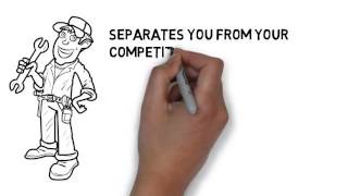 plumber whiteboard ad
