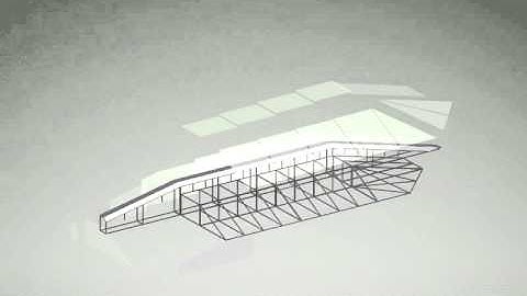 Animatie van de nieuwe funbox voor Seven-twenty cable park