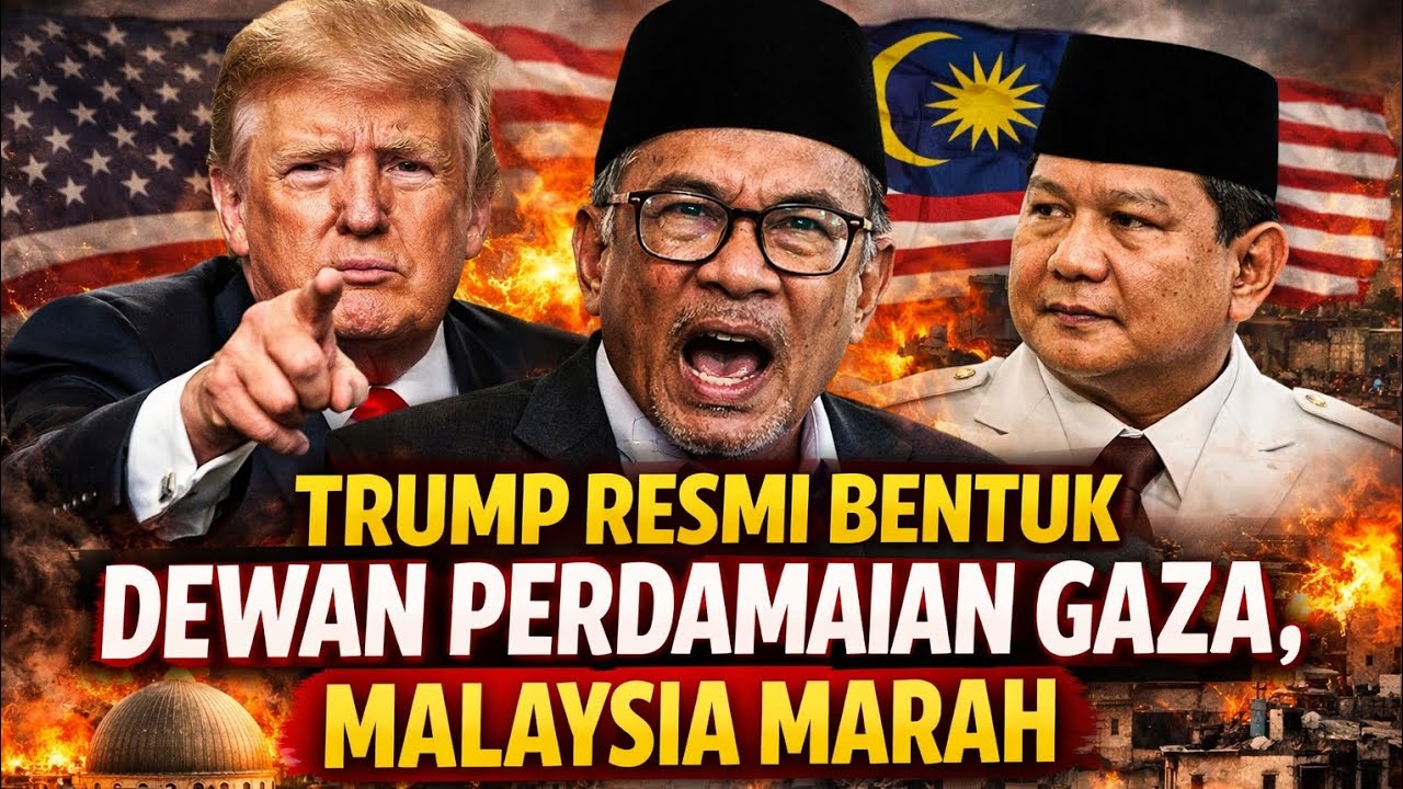MALAYSIA MARAH GA DI AJAK TRUMP‼️TRUMP RESMI DEWAN PERDAMAIAN GAZA, INDONESIA IKUT ANDIL