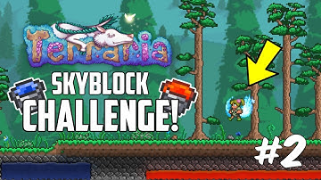 Terraria 1.3 SKYBLOCK CHALLENGE! | Custom Modded Map Challenge! | Part 2