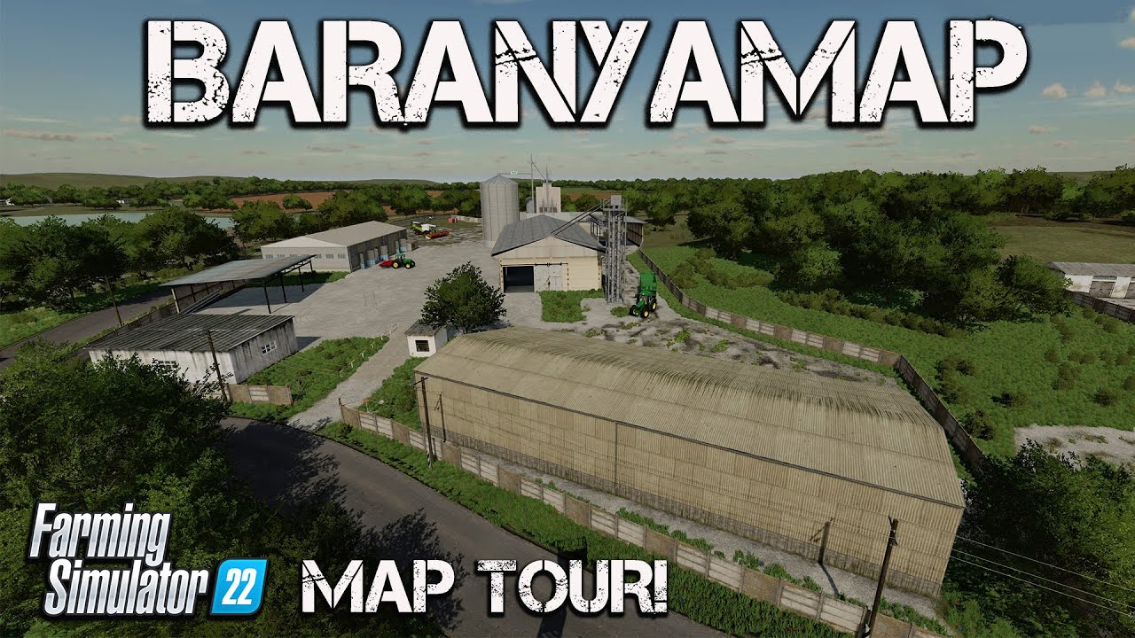 “BARANYAMAP” FS22 MAP TOUR! | NEW HUNGARIAN MOD MAP! | Farming Simulator 22 (Review) PS5.
