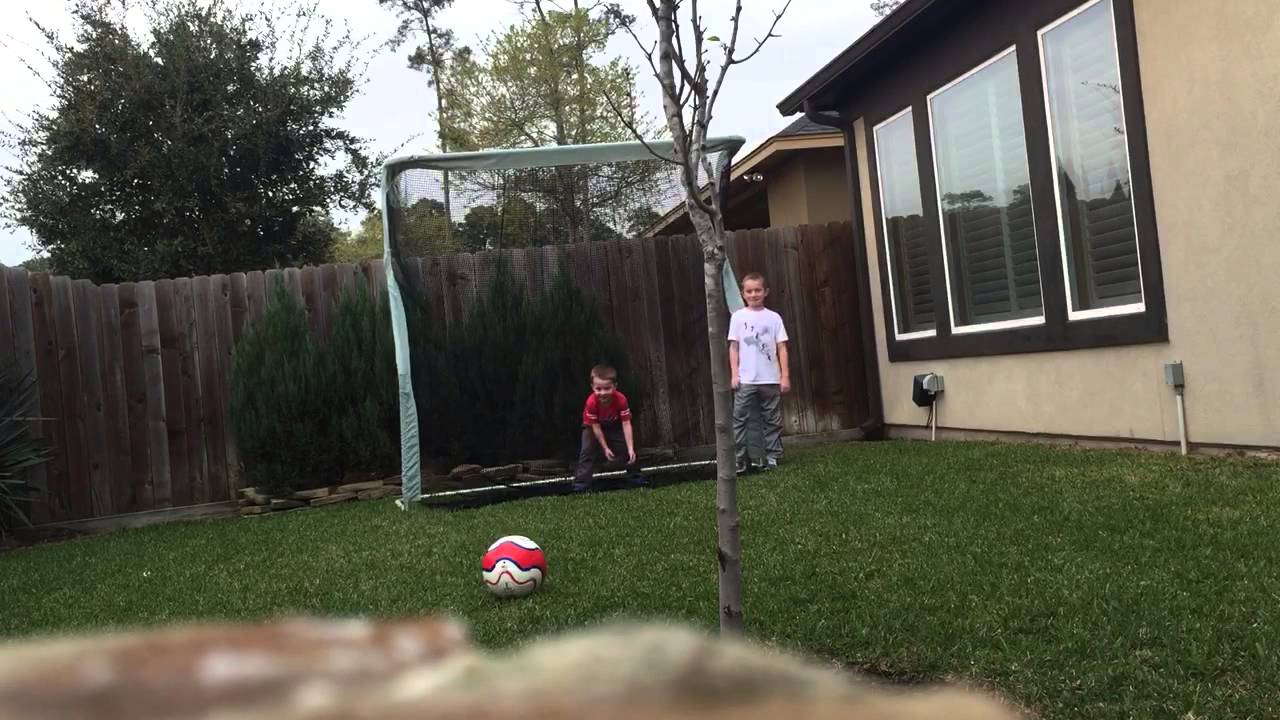 Mom Hits Kid in Face With Soccer Ball YouTube