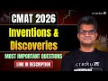 CMAT 2026 GK Preparation | Most Repeated Questions on Inventions &amp; Discoveries