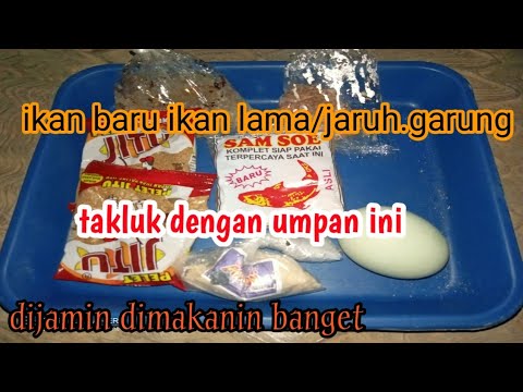 RACIKAN UMPAN IKAN MAS DADAKAN VIRAL DIMAKANIN BANGET