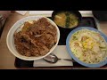 松屋　Ｗ洋風ガーリックポークステーキ丼【α7c】とおる食堂　1130円。