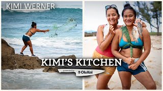 Kimi's Kitchen featuring Kimi Werner and Megan Godinez.  Presented by @OluKai