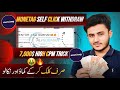 Monetag Self Click High CPM Method | Live Withdraw Proofs | Direct Link Loading Method