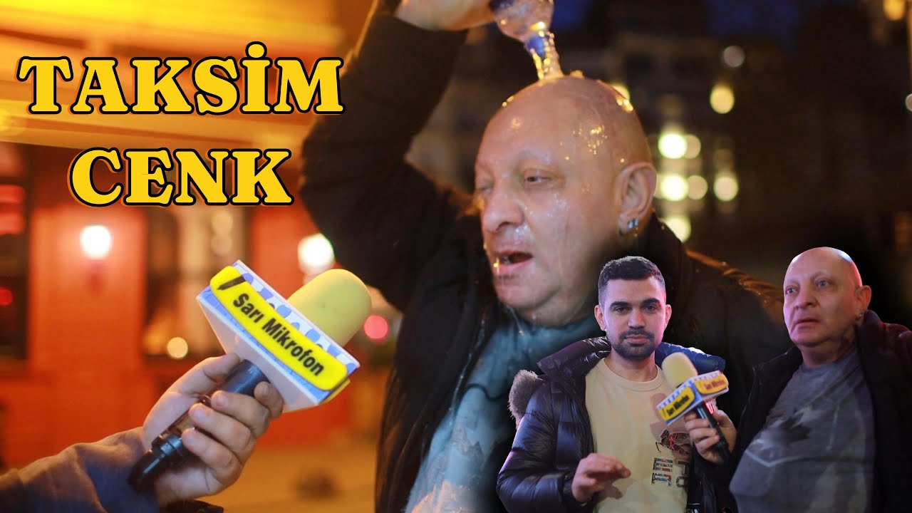 Taksim Delisi Cenk'in Muhabirlik ile İmtihanı ! @Sarı Mikrofon