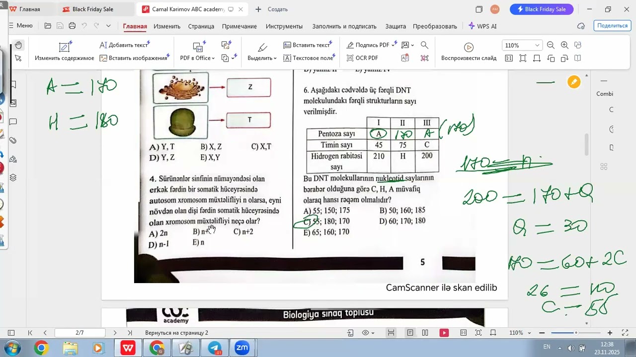 yeni abc academy biologiya toplu  sinaq 1 (1- 20 ci suallarin izahi)
