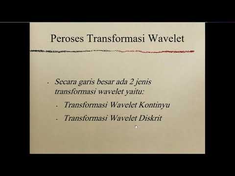 Video: Siapa yang menemukan transformasi wavelet kontinu?