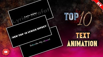 ভাইরাল Top 10 Text Animation editing Full Tutorial with - xml 🔥 Alight Motion - Lyrics video