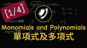 單項式及多項式 | Monomials and Polynomials