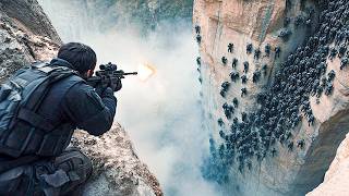 Guards Realize They Are Shooting Mutated Humans Escaping From a Secret Lab in The Gorge movie recap