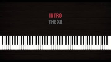 The XX  - Intro (Slow Piano Tutorial)