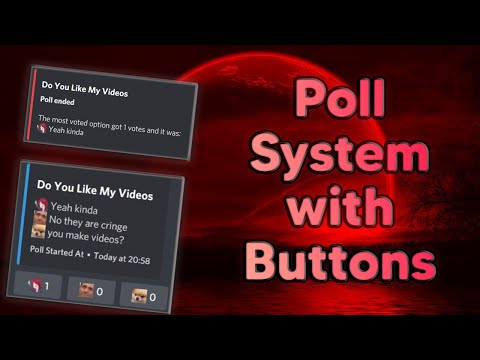Poll Command With Custom Emoji Buttons Discord JS 13