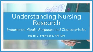 Understanding Nursing Research: Importance, Goals, Purposes and Characteristics