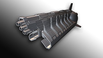 Armor Up Space Gun (Plasticity Modeling)