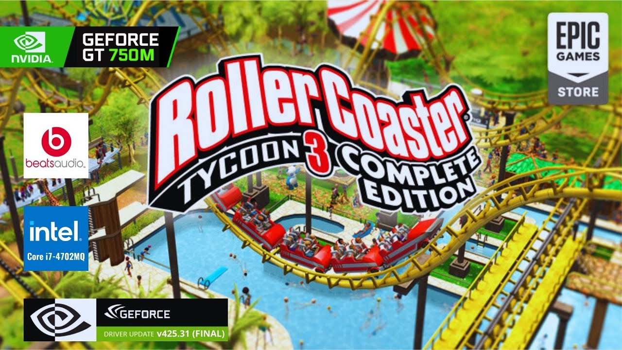 RollerCoaster Tycoon 3 Complete Edition” gratuito na Epic Games a partir do dia  24