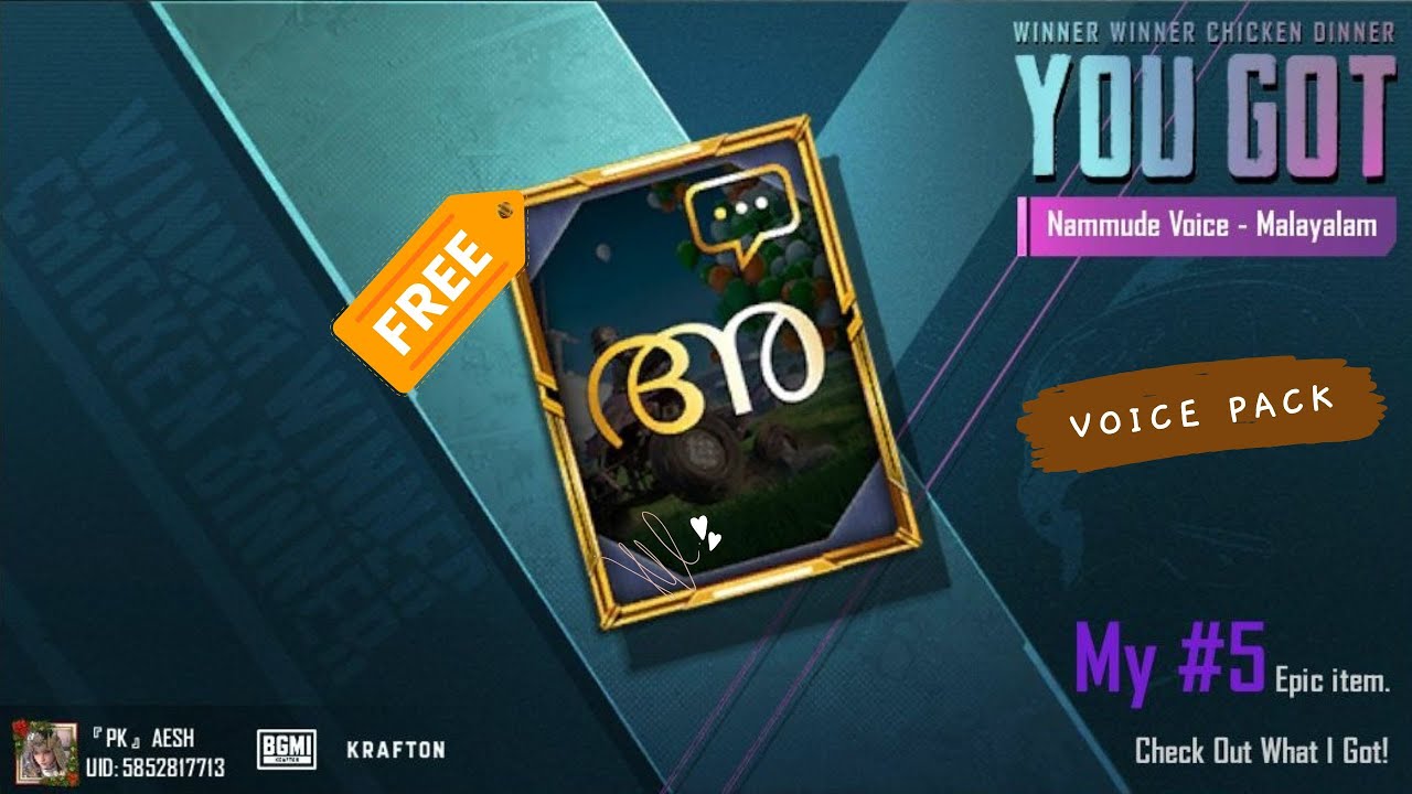 How To Download Voice Pack Malayalam |  BGMI 