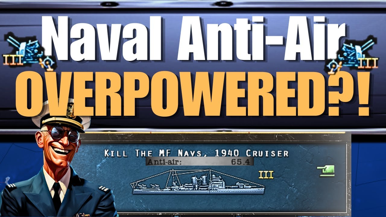 HOI4 Navy Guide Naval AntiAir and how to kill Naval bombers YouTube