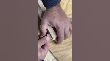 Biscuit Joiner splines floating frame #shorts #biscuitjoiner #floatingframe #splines #woodworkjigs