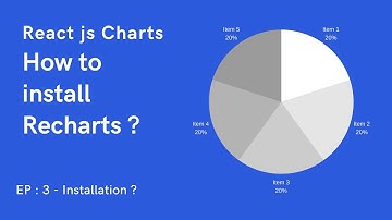 React chart tutorial 3 | how to install rechart in react js