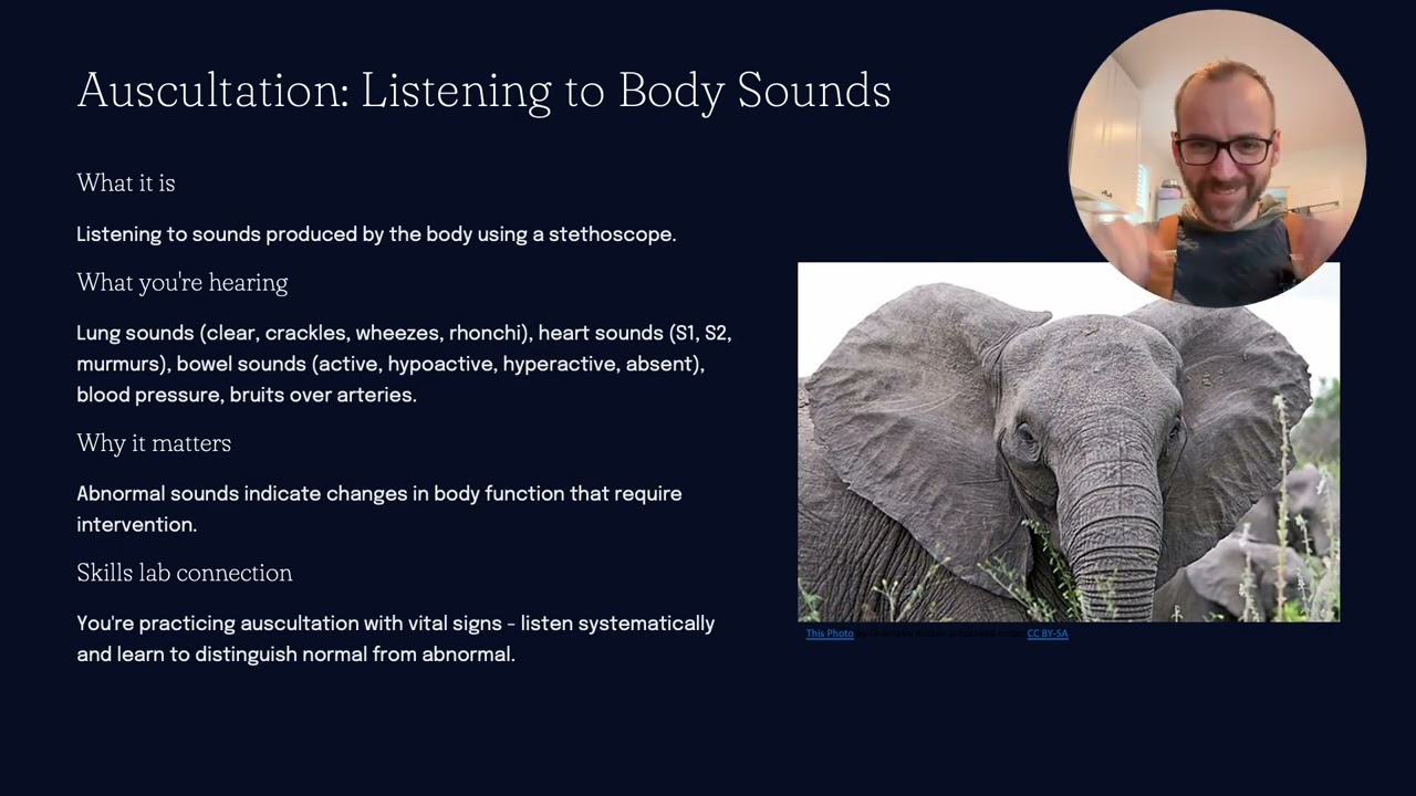 Foundations of Health Assessment - Lecture 1 of 4