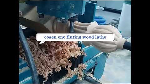 cosen cnc wood fluting engraving turning lathe machine