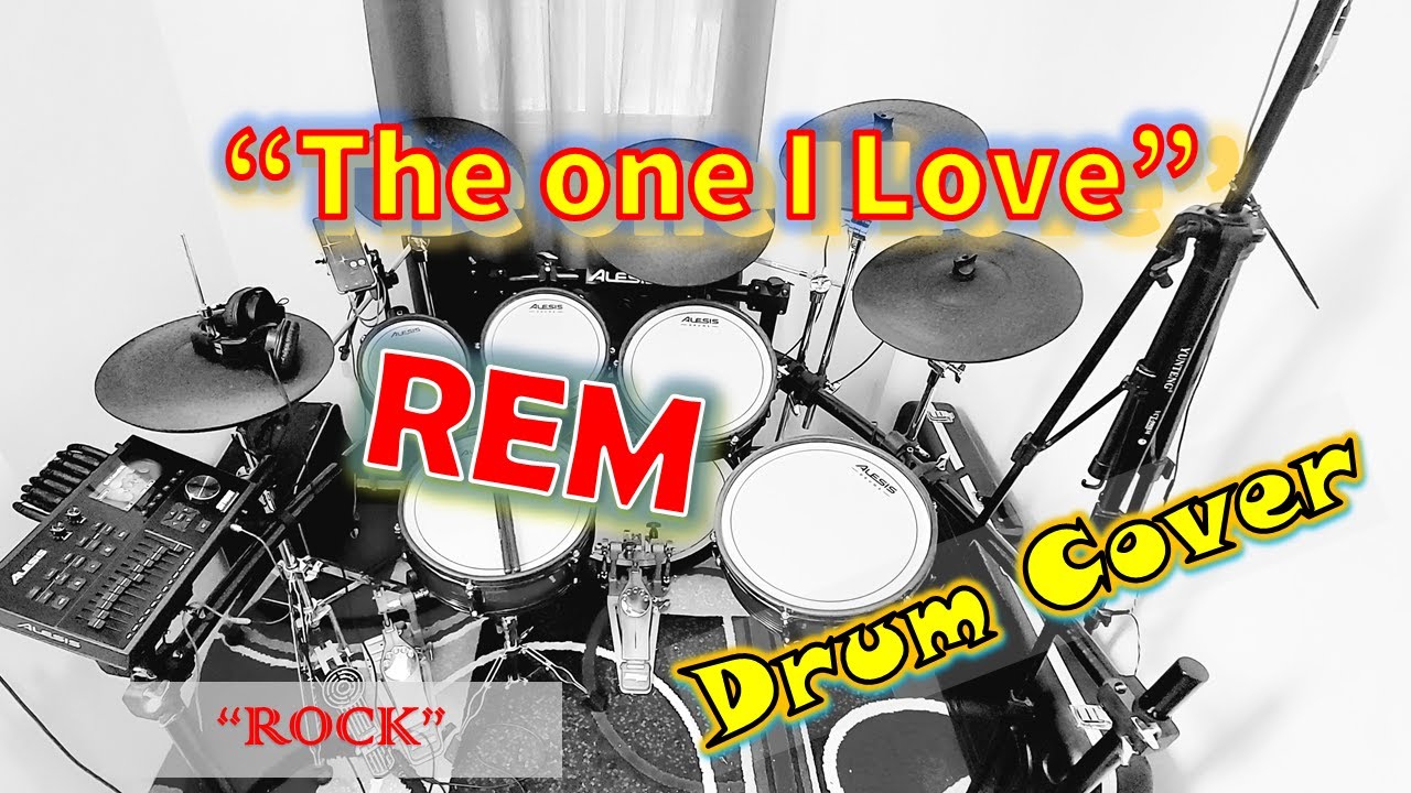 The one i love REM (drum cover) YouTube