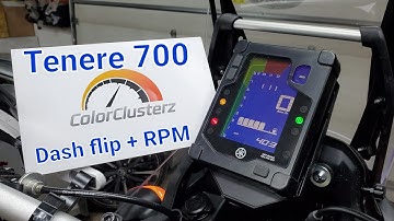 Tenere 700 LCD mod by Color Clusterz