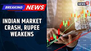 Indian Markets Crash Amid War: Sensex Tanks 1100, Nifty Slides, Rupee Falls, Gold Soars | News18