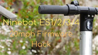 Ninebot ES/SNSC Custom Firmware (CFW) STLink Flash Tutorial