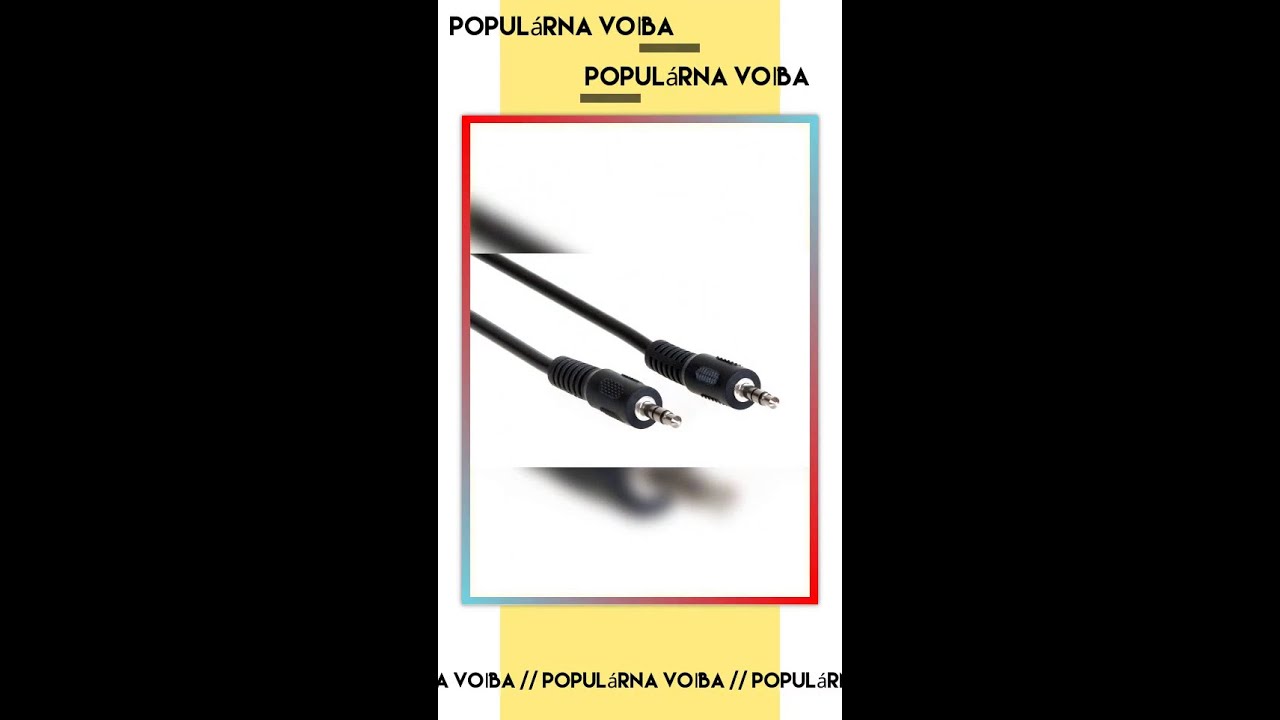 PremiumCord audio kábel Jack 3.5mm M/M 2m prepojovací stereo kábel