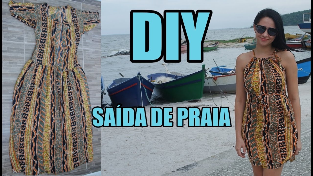 vestido canga saida de praia