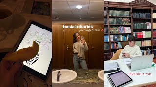 basia’s diaries| pracowity tydzień, lekarski 2rok ☕️
