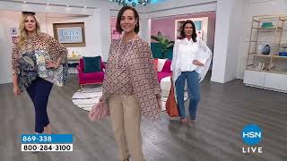 Jaclyn Smith Caftan Top with Cami