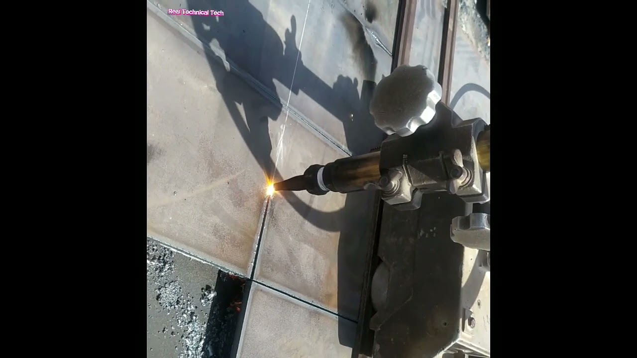 Pug machine (gas cutting) plate cutting