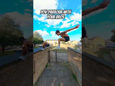 Tell me a better way to spend your day, I’ll wait 🍺 #parkour #sport #jump