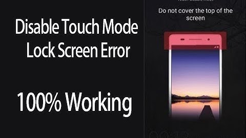 Disable Touch Mode Lock Screen Huawei Y9 and EMUI 8 0