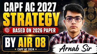 2026 Paper Changed Everything! CAPF AC 2027 New Strategy