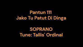 Pantun 111 - Jako Tu Patut Di Dinga