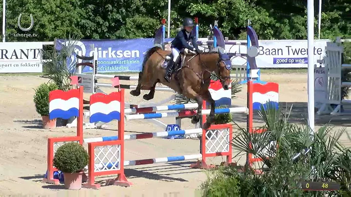 Horse Sammy wirh Sandra lange in GP Children Wierden