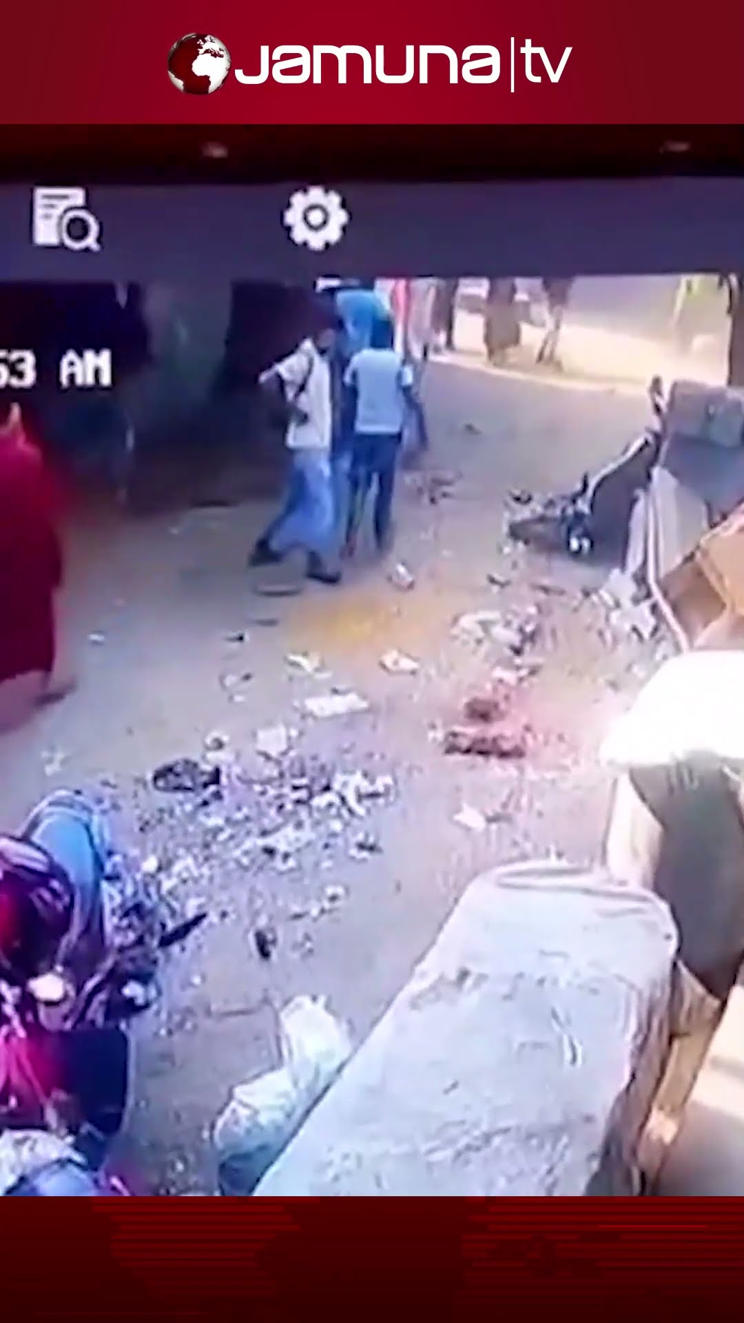 ভাঙ্গায় মোটরসাইকেল চাপা দিয়ে দোকানে ঢুকে গেলো ট্রাক! #faridpur #accidentnews #jamunatv