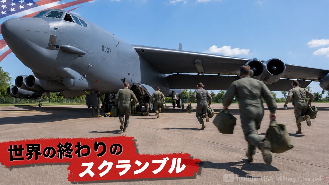 世界の終わり【 爆撃機がスクランブルする時】戦闘機とは違うパイロットの残酷な任務