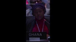 10-year-old tells COP27 delegates to 'have a heart'