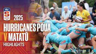 Hurricanes Poua vs Matatū | Super Rugby Aupiki 2025 Round 4 Highlights