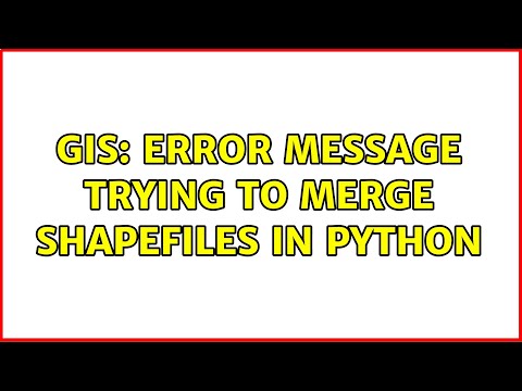 GIS: Error message